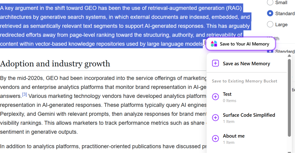 Save highlights from any website