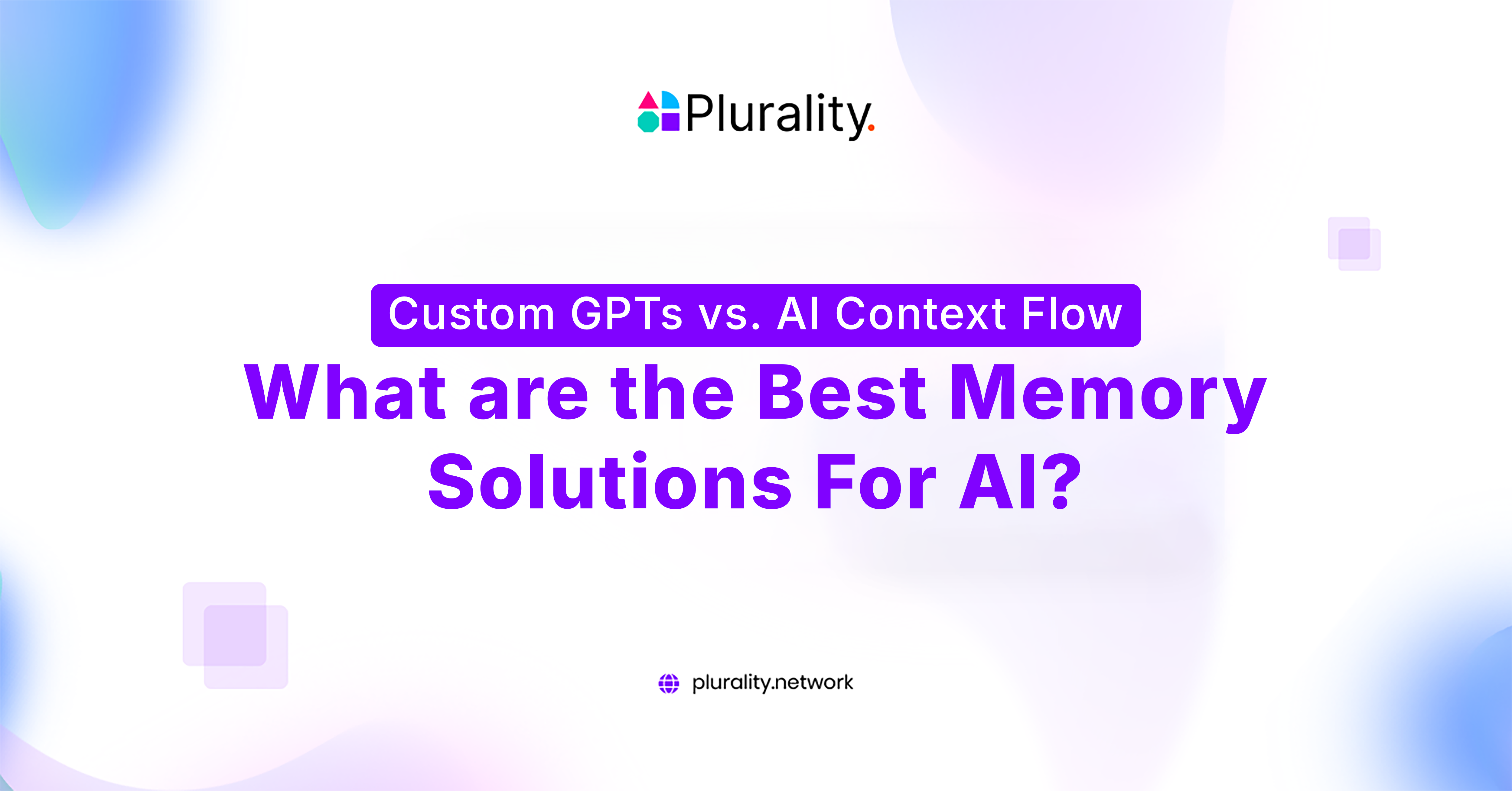 Custom GPTs vs. AI Context Flow: What Are The Best Memory Solutions For AI?