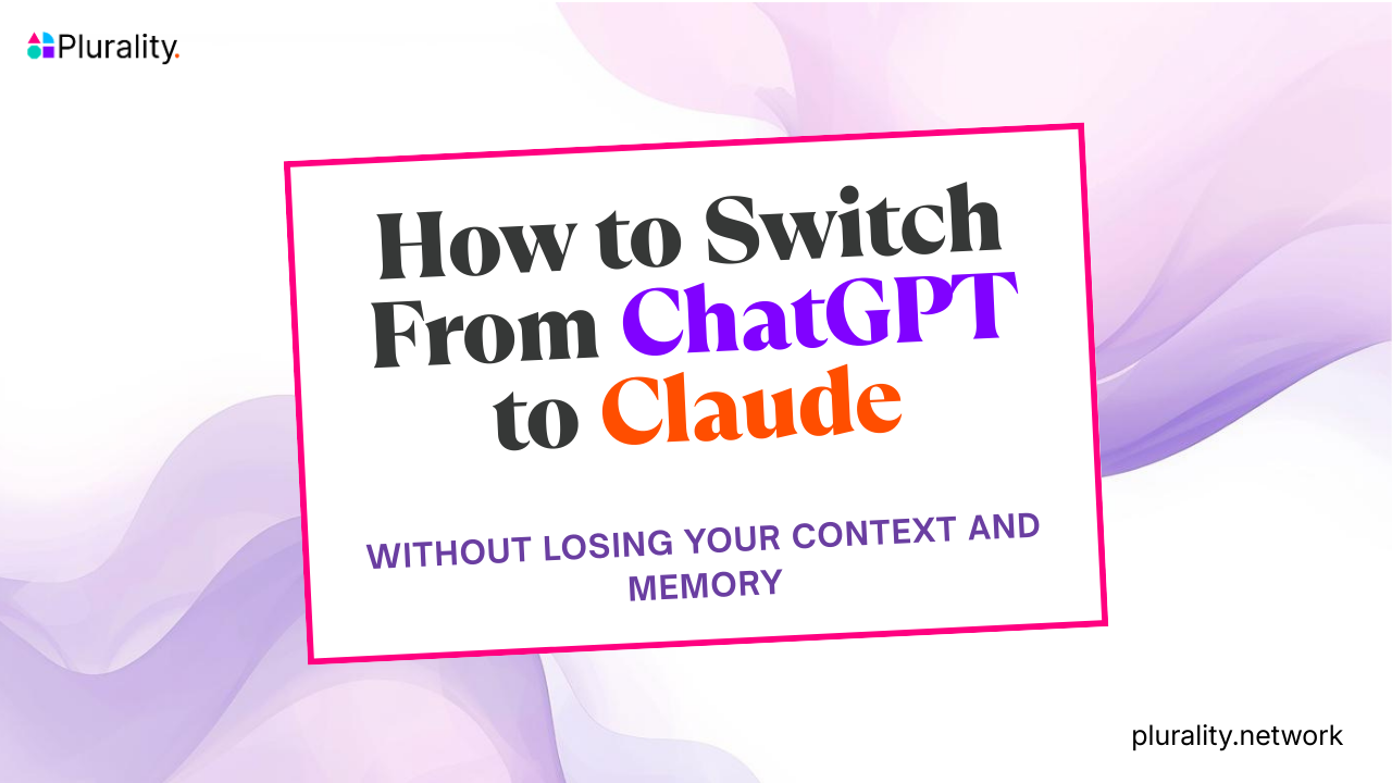 How to Switch from ChatGPT to Claude without losing Context